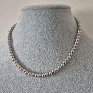 CHOKER 15 1/2" MATCHING BRACLET with CHARM 7" Stainless Steel Jewelry